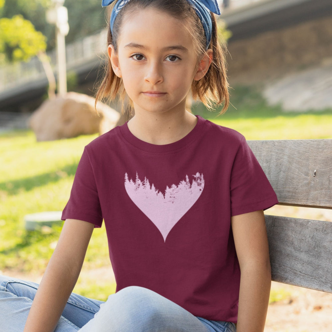 T-shirt pour Enfant Coeur de la Forêt