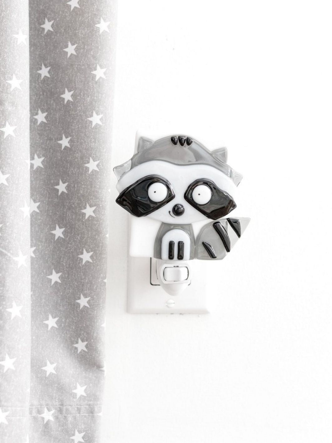 Veilleuse pour enfants raton gris